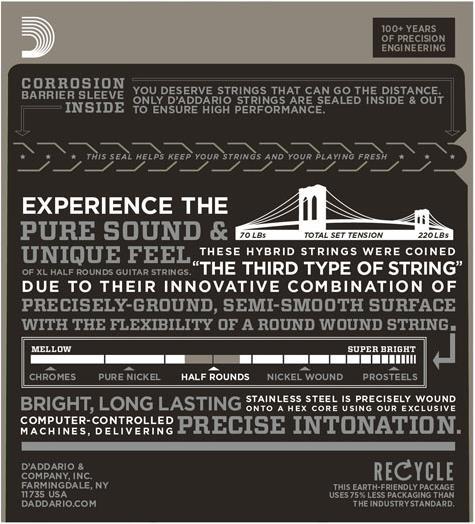 Produktbild D'Addario Ehr350 (6 x, E-Gitarre, 0.05")