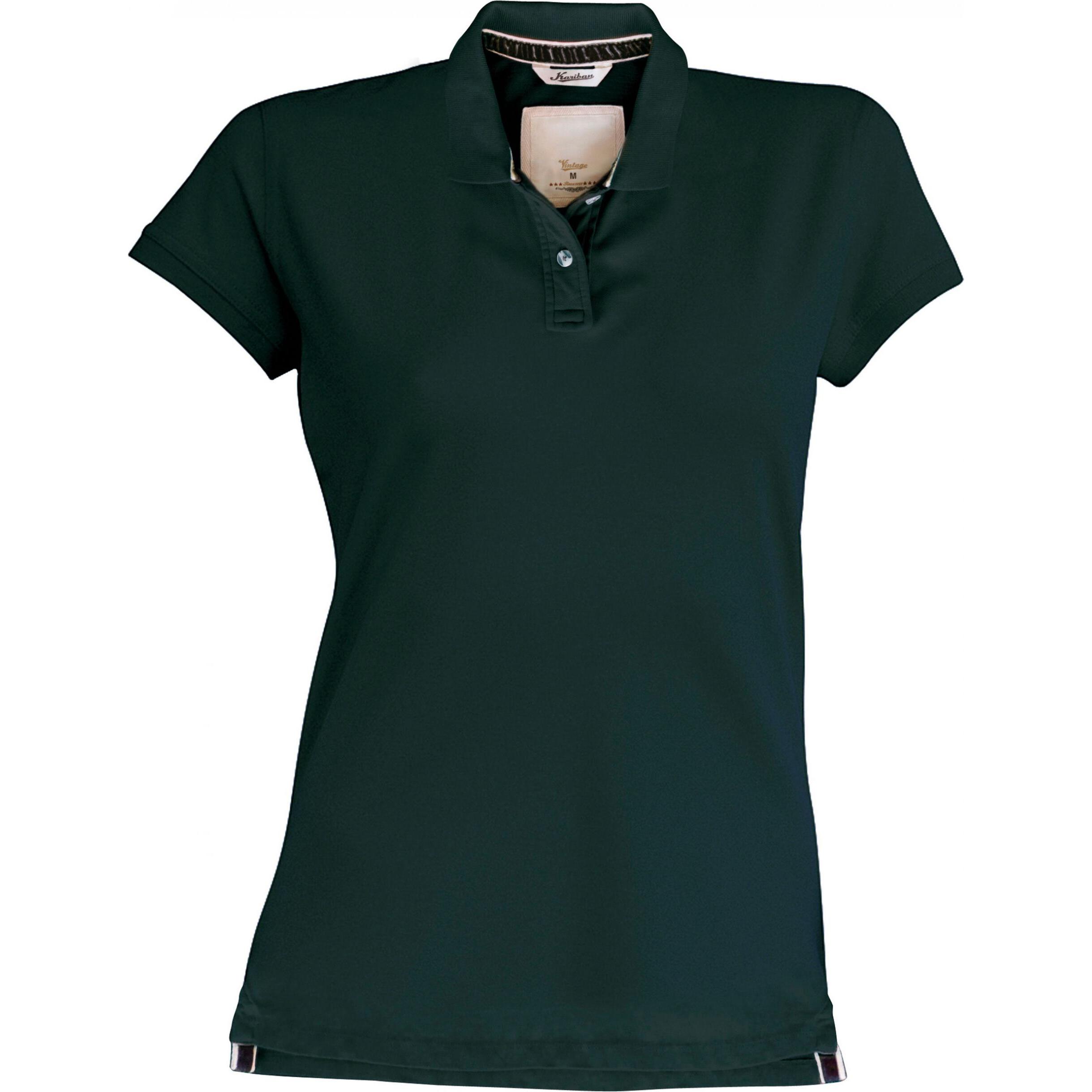 Kariban, Damen, Shirt, Polo-Shirt Damen, Braun, (XXL)