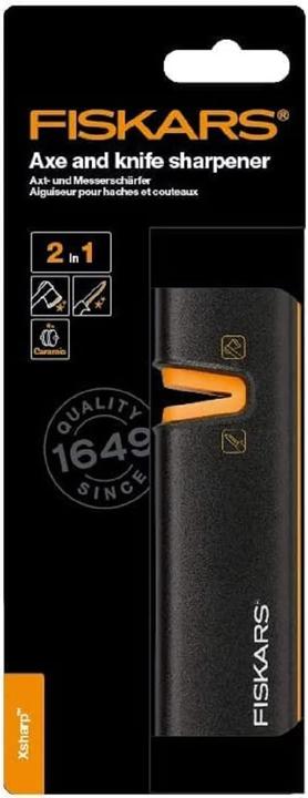 Actual product image Fiskars Axe and knife sharpener