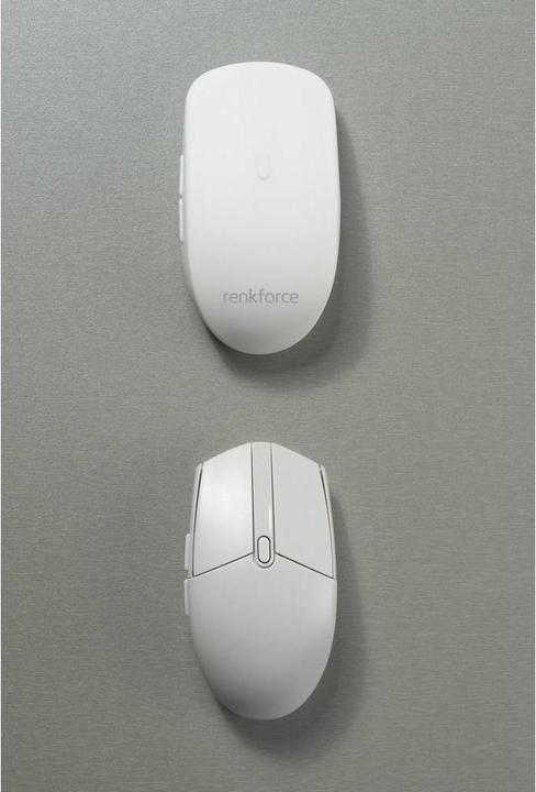 Produktbild Renkforce RF-WRM-300 Hygiene-Maus Kabellos Optisch Weiss 5 Tasten 800 dpi, 100 (Kabellos)