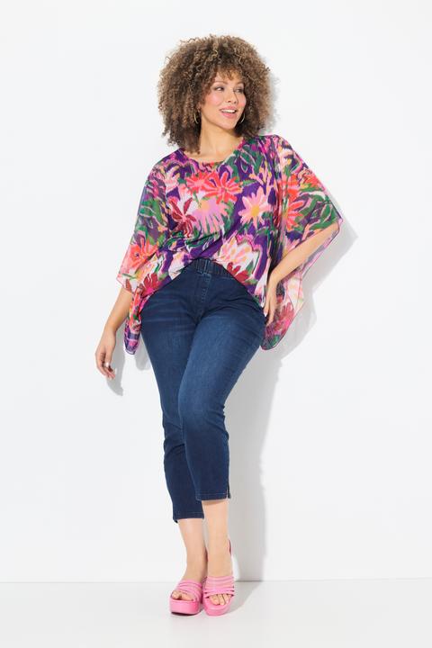 Produktbild Ulla Popken 7/8-Jeggings Sienna, konisches Bein, Denimoptik (50)
