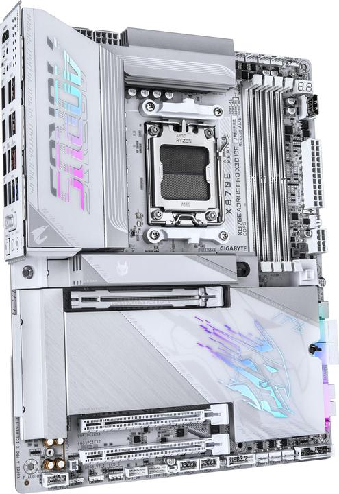 Image du produit Gigabyte X870E AORUS PRO X ICE (AM5, AMD X870E, ATX)