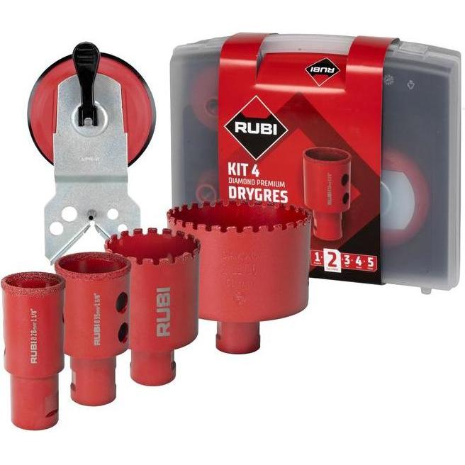 Rubi, Bohrereinsatz, Kronenset 4tlg. (68 Millimeter)