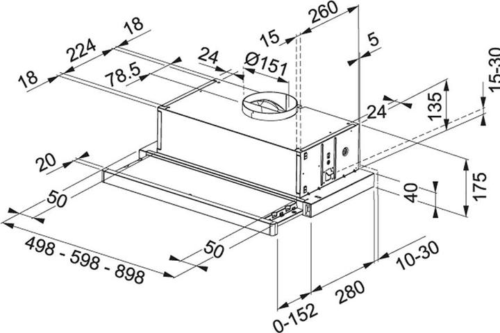 Actual product image Franke FTC 632L WH (Flat-screen hood)