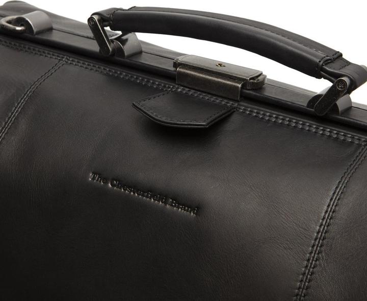 Actual product image The Chesterfield Brand Chesterfield Brand Leren Weekendtas Zwart Texel (22.90 l)