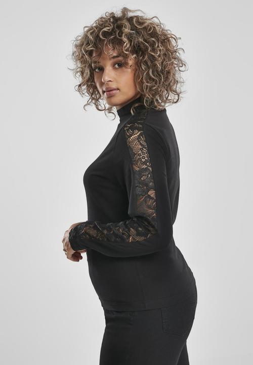 Produktbild Urban Classics Ladies Lace Striped LS (5XL)