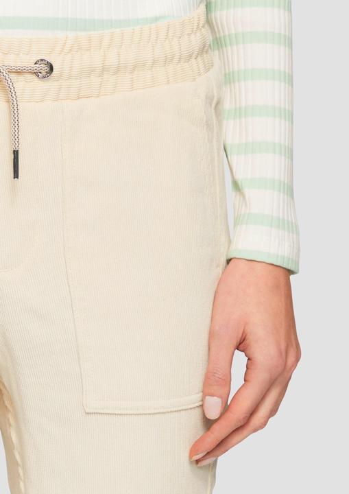 Actual product image S.Oliver Hose Jogpants aus Feincord mit Elastikbund (44)