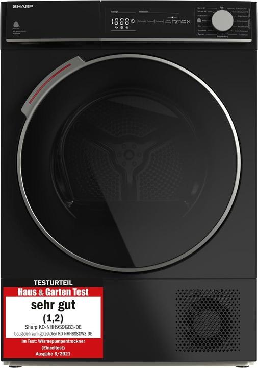 Actual product image Sharp KD-NHH9S9GB3-EN (9 kg, Right)