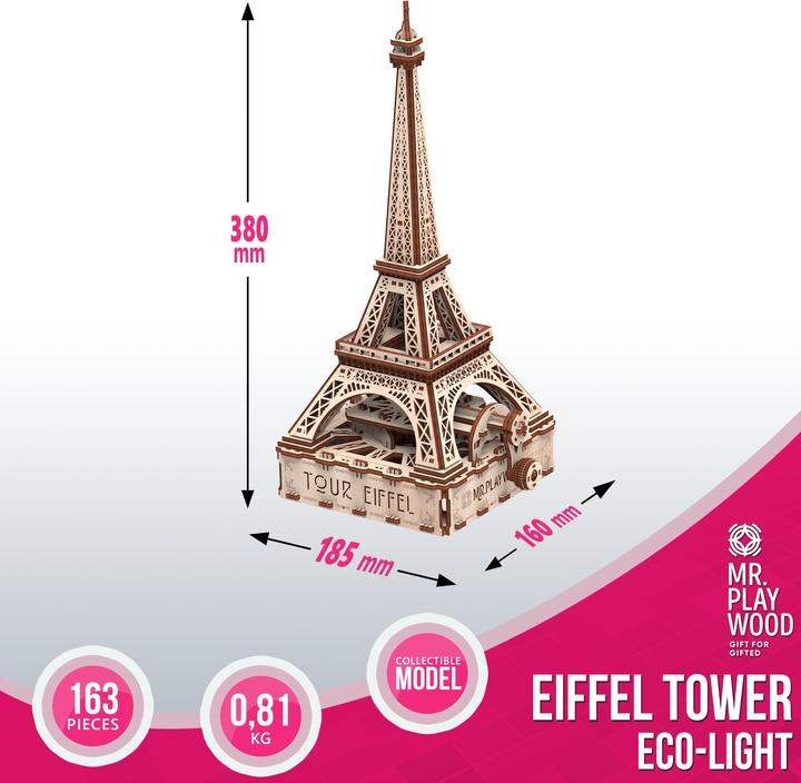 Immagine prodotto Mr Playwood : Torre Eiffel - Ecolight