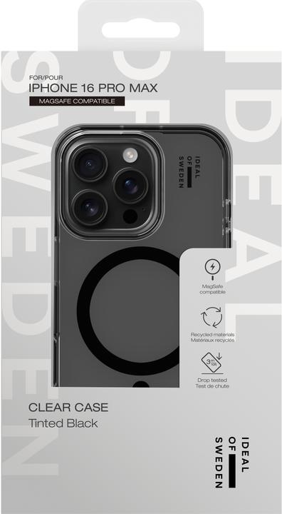 Actual product image iDeal Of Sweden Magsafe Designer Hard Cover Tinted Black (Apple iPhone 16 Pro Max)