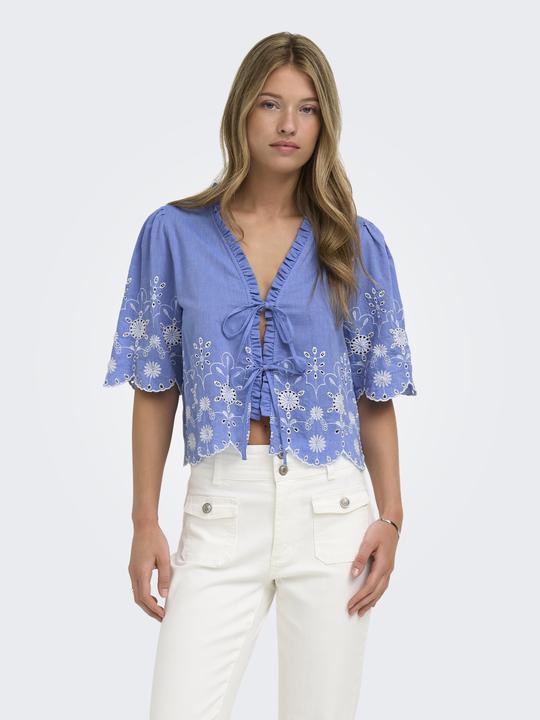 Immagine prodotto Only Onlmiffy S/S Emb Tie Top Os Wvn (XL)