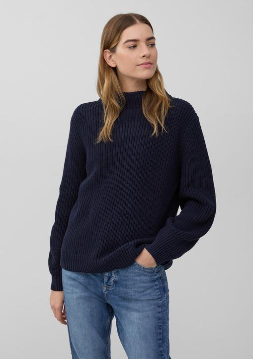 Produktbild s.Oliver Strickpullover Strickpullover mit weitem Arm und Turtleneck (40)