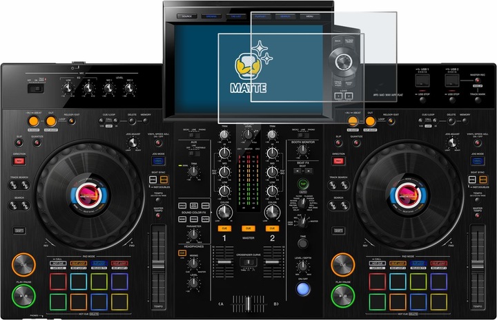 Productafbeelding BROTECT Antireflecterende schermbeschermer mat (2 Stuk, XDJ-RX3)
