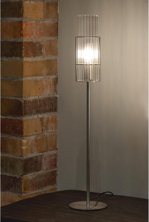 Actual product image Markslöjd Tubo 1L table lamp, E14, 65 cm, nickel (E14)