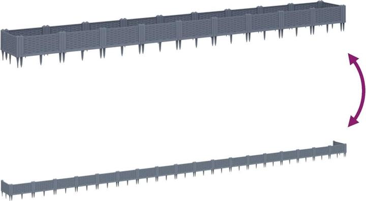 Produktbild vidaXL Pflanzkasten (36.25 x 42.50 x 28.50 cm)