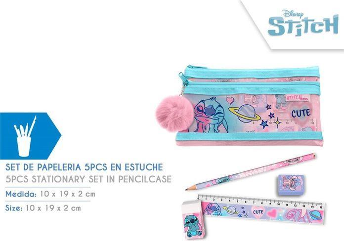 Actual product image Kids Licensing KIDS STITCH stationery set in pencil case