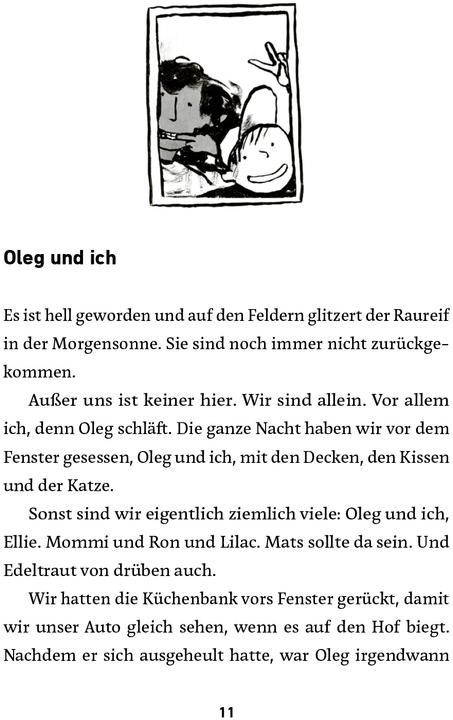 Actual product image Ellie & Oleg - ausser uns ist keiner hier (German, Heike Herald, Katya Ludwig, 2022)