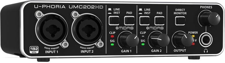 Actual product image Behringer DUPLIKAT U-Phoria Umc202hd (3.5mm jack)