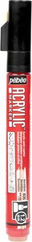 Produktbild Pebeo Acrylic Marker Dünn Rundspitze 1,2mm (zinnoberrot, 1.20 mm)