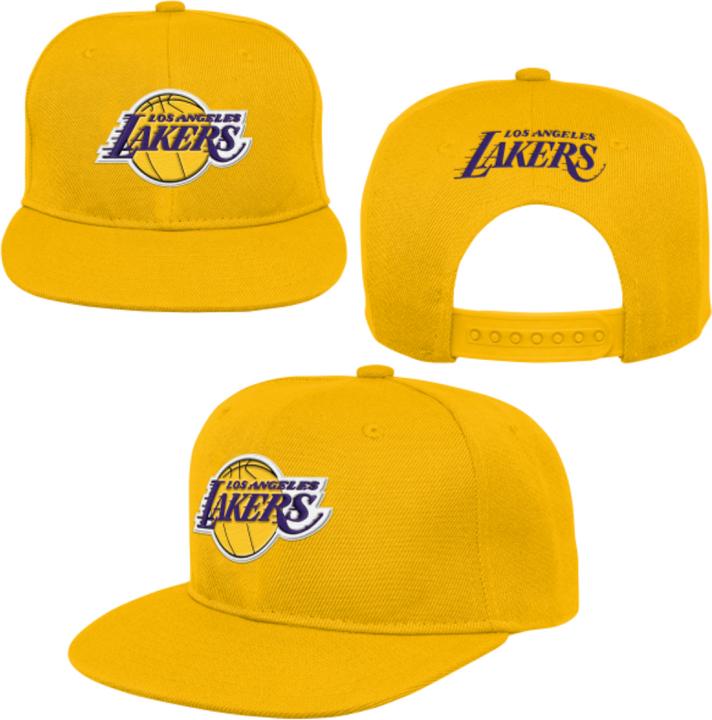 Actual product image Outerstuff Logo Flatbrim NBA JR Snapback (Great Britain, Los Angeles Lakers)