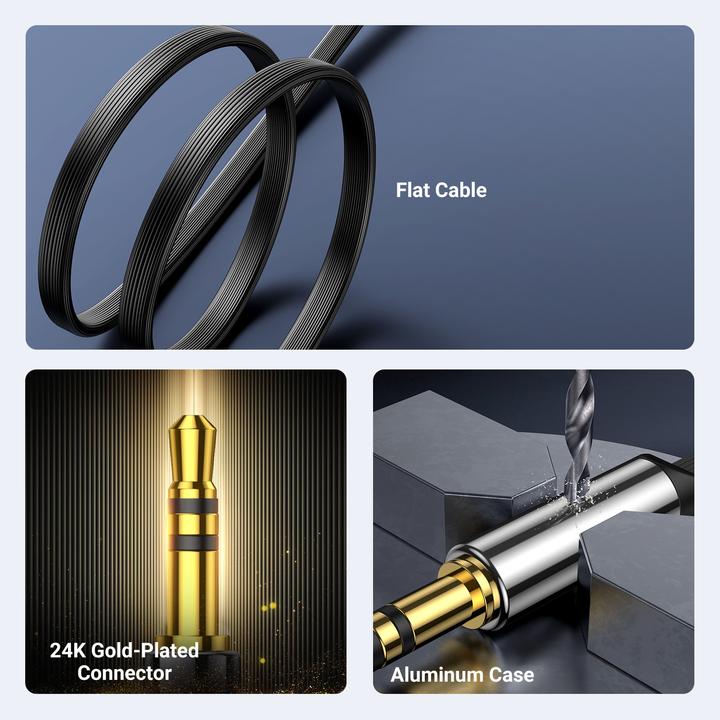 Produktbild Ugreen 3.5mm Klinke – 3.5mm Klinke (1 m, 3.5mm Klinke (AUX))