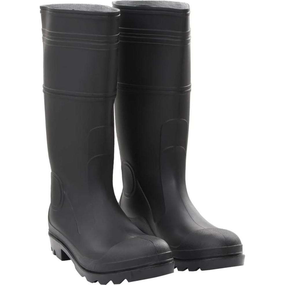 VidaXL, Herren, Gummistiefel, Gummistiefel, Schwarz, (46)