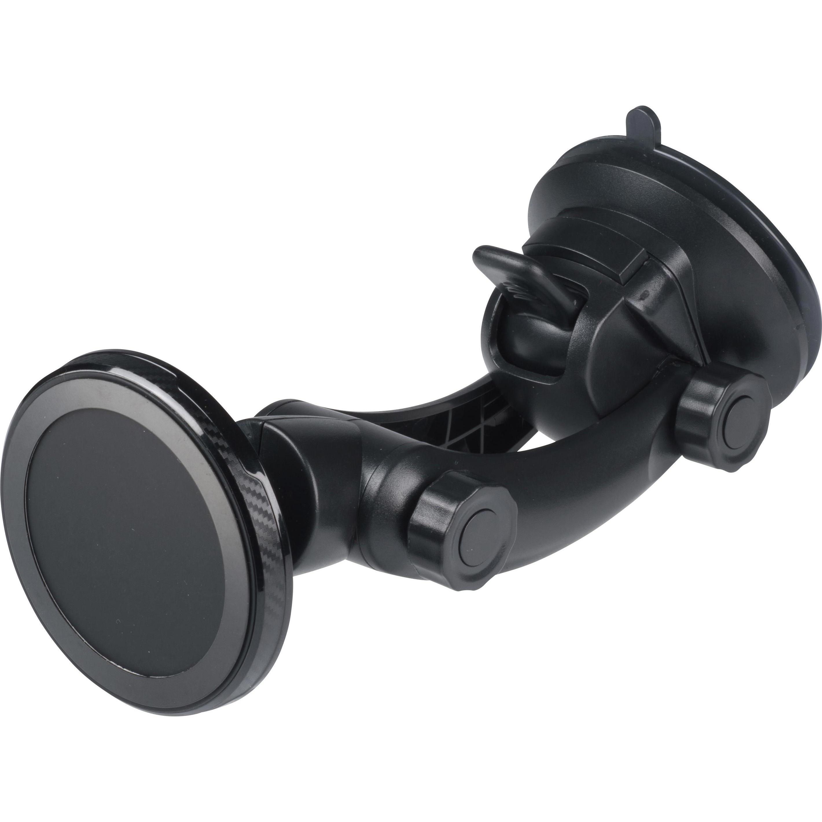 Vivanco Porta smartphone per auto MAG WIZARD, parabrezza, magnetico, nero, Supporto per smartphone, Nero