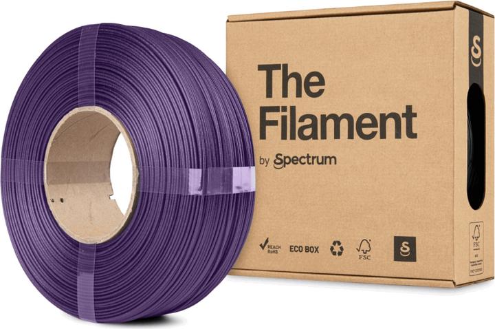 Actual product image The Filament ReFill PLA CF 1.75mm PURPLE 1kg (PLA, 1.75 mm, 1000 g, Violet)