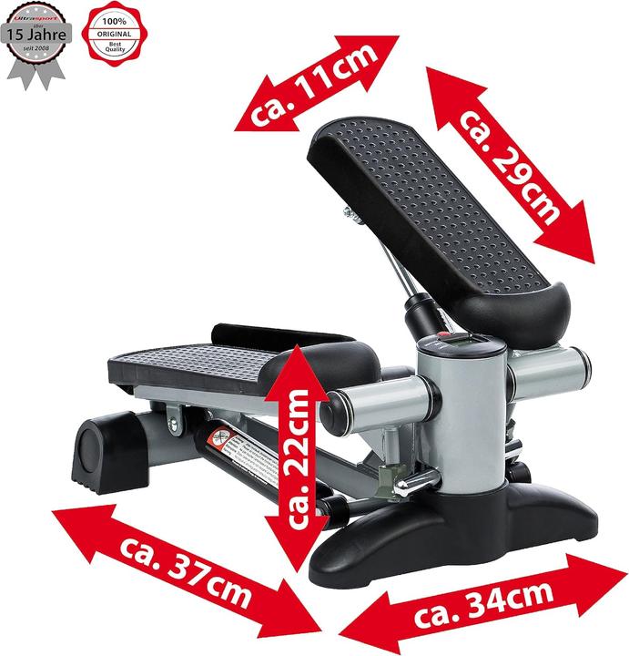 Produktbild Ultra Sports Swing Stepper mit Trainingscomputer