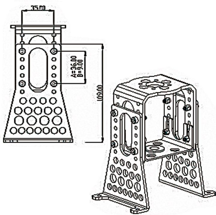 Actual product image Hacker Motor mount aluminum A60 and similar