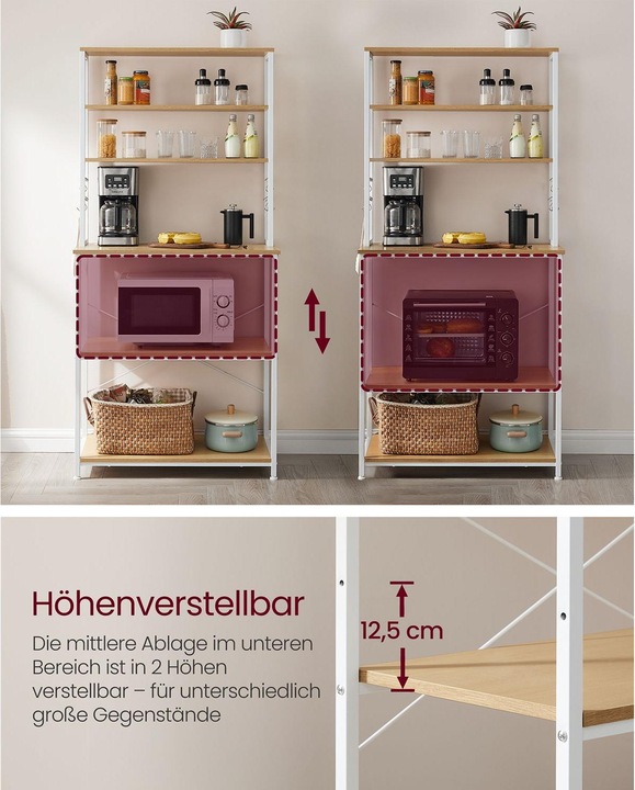 Image du produit Vasagle Buffet (80 x 40 x 167 cm)