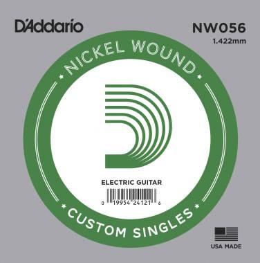 Image du produit D'Addario Nw056 (1 x, Guitare électrique, 0.06")