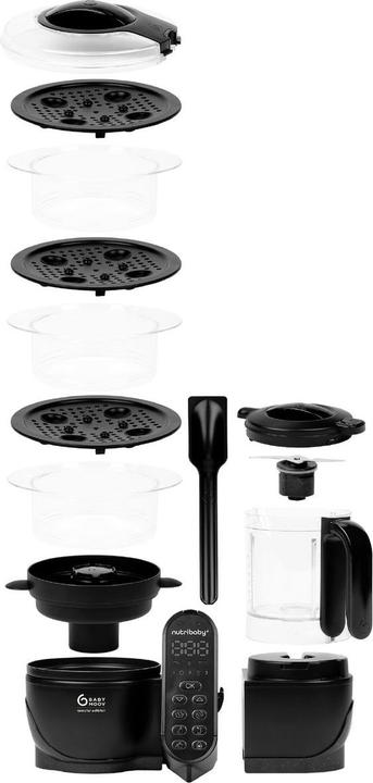 Immagine prodotto Babymoov Nutribaby Plus XL Nahrungszubereiter Black
