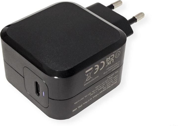 Produktbild Value USB Charger mit Euro-Stecker, 1 Port (Typ-C PD), 45W (45 W, 1 Port)