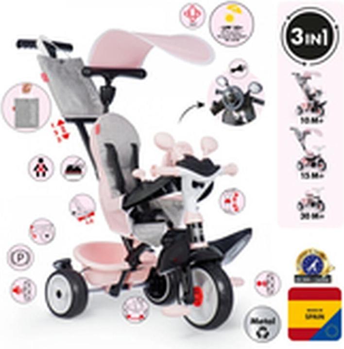 Actual product image Smoby Baby Driver Tricycle Pink