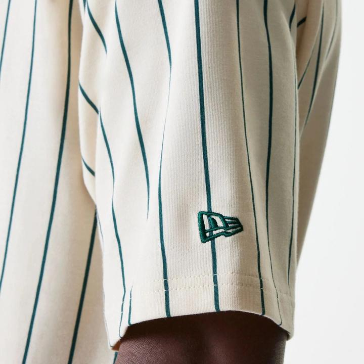 Actual product image New Era Oversized Shirt - PINSTRIPE beige - XL (XL)