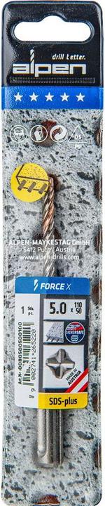 Produktbild Alpen Hammerbohrer Force (5 mm)