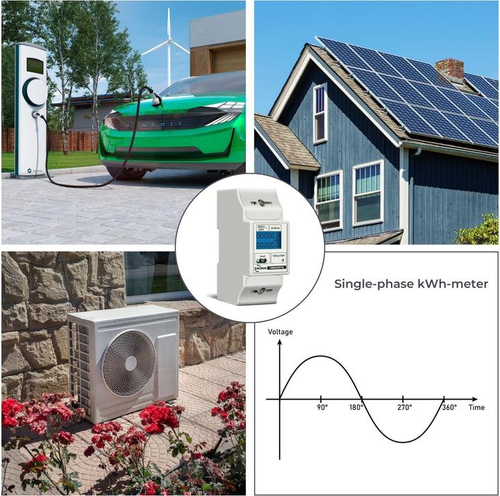 Actual product image Velleman Energy consumption meter