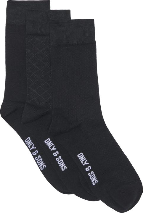 Produktbild Only & Sons Onsbasic Cotton Sock 3 Pack Noos (3er Pack, 39 - 42)