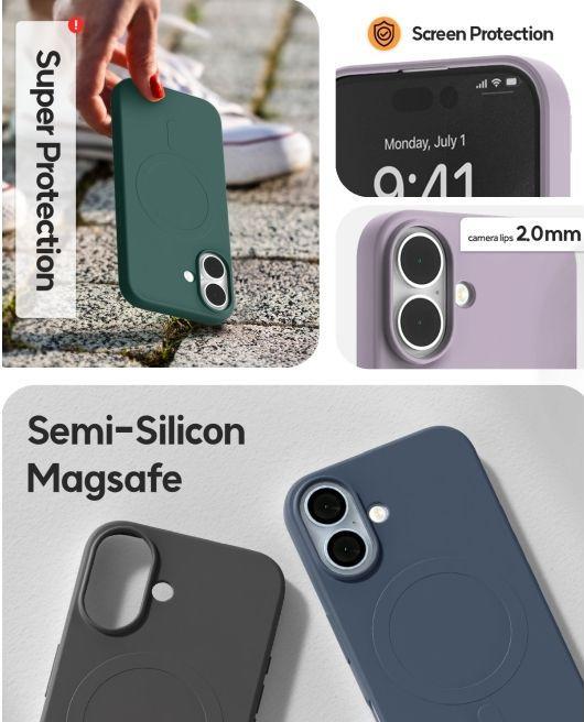 Image du produit Goospery Semi-silicone MagSafe Series (Apple iPhone 16 Plus)