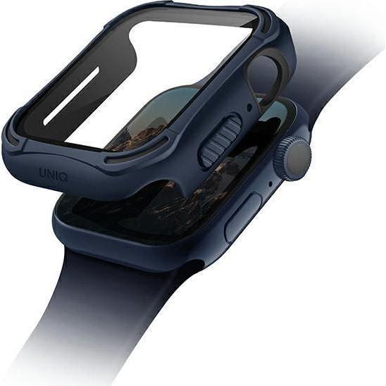 Uniq etui Torres Apple Watch Series 4/5/6/SE 44mm. niebieski/blu nautico, Accessori per smartwatch, Blu