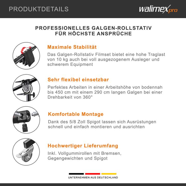 Actual product image Walimex pro Filmset Pro (290 cm, 7 kg)