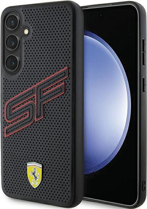 Image du produit Ferrari FEHCMPINK + S926 czarny/black hardcase Big SF Perforated (Samsung Galaxy S24+)