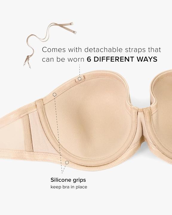 Actual product image Wacoal Red Carpet Strapless Full Coverage Bra (Single pack, 36 B)