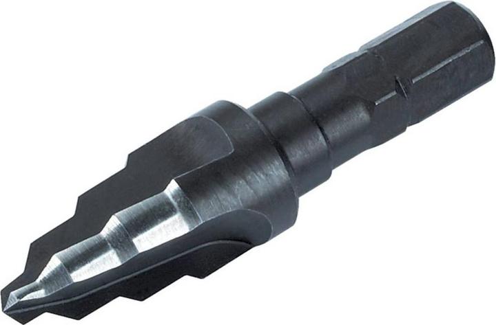 Produktbild wolfcraft 1 Stufenbohrer HSS, Schaft 6-kt. ø6-10mm (10 mm, 4 mm, 6 mm, 6-10 mm, 8 mm)
