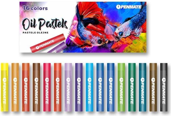 Produktbild Penmate Ölpastelle 16 Farben (16x)