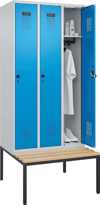 Light blue RAL 5012, Light grey RAL 7035