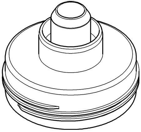 Image du produit Grohe Adaptateur Blue pour cartouche de nettoyage