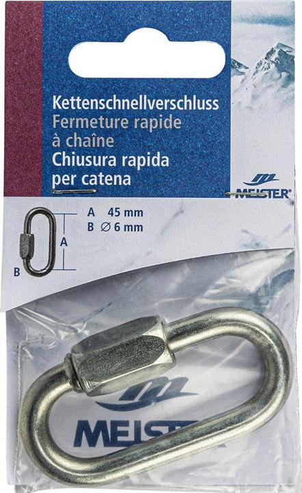 Immagine prodotto Meister Maglia rapida 45x6mm zincata (0.05 m)