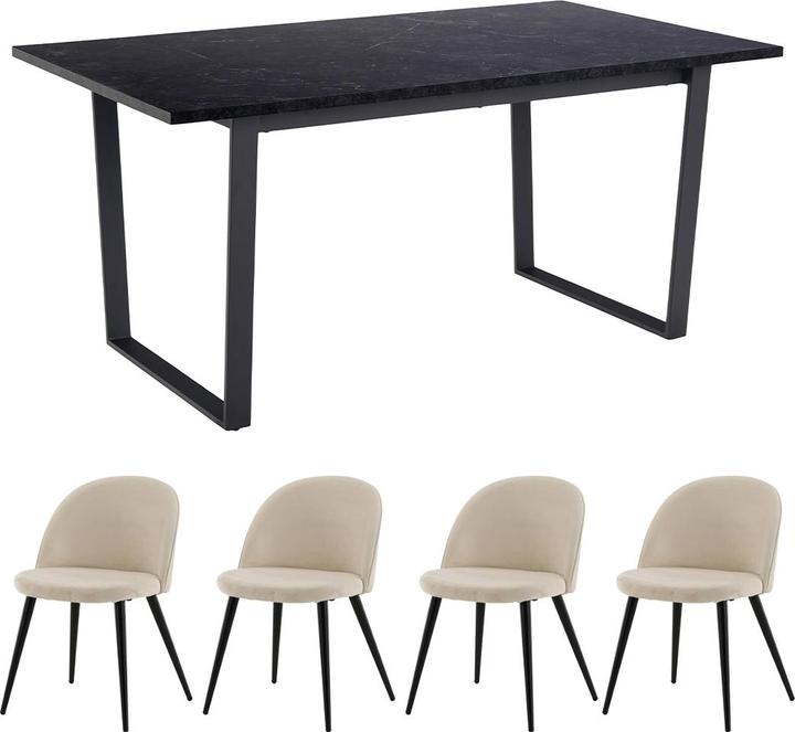 Produktbild Ebuy24 Essgruppe Tilst (160 x 90 x 74 cm)